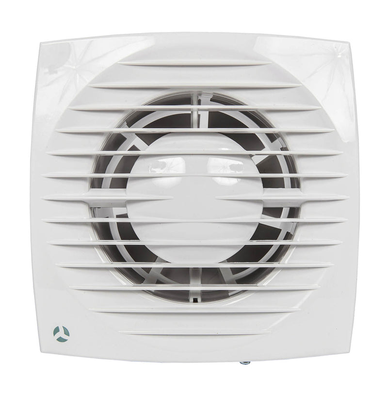 Airflow Aura-Eco 100 low energy recessed axial fan with timer