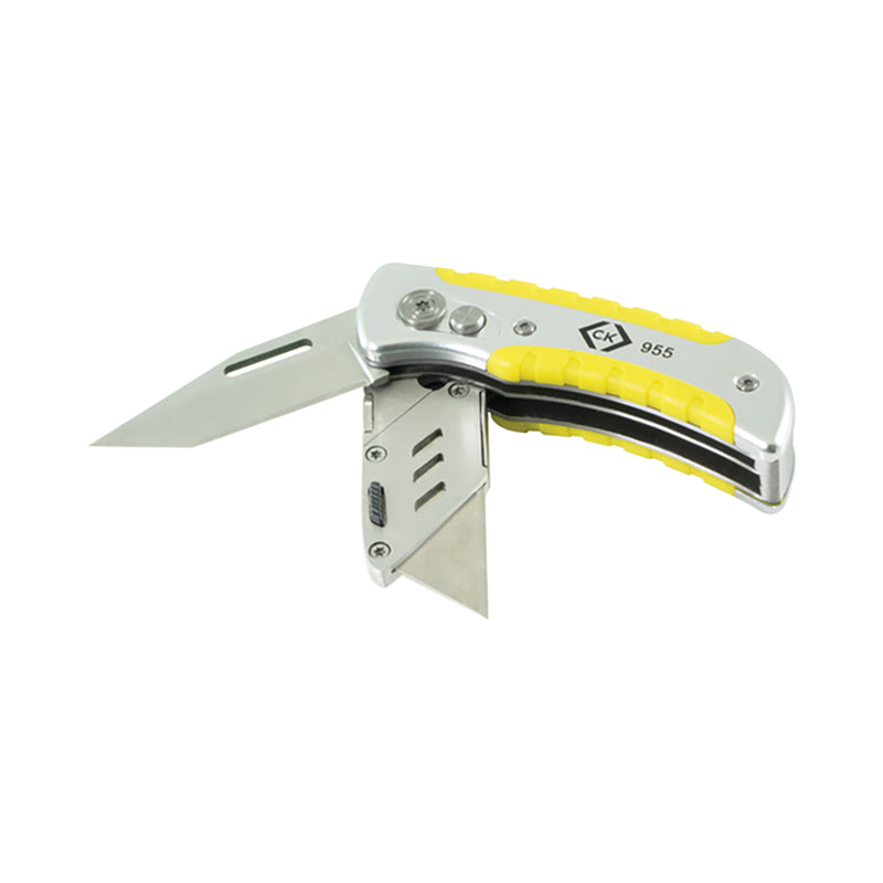 Twin Blade Folding Utility Knife