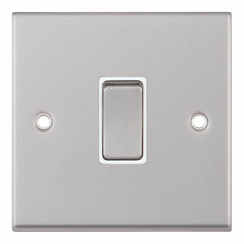 10 Amp Plate Switch – 1 Gang 2 Way White