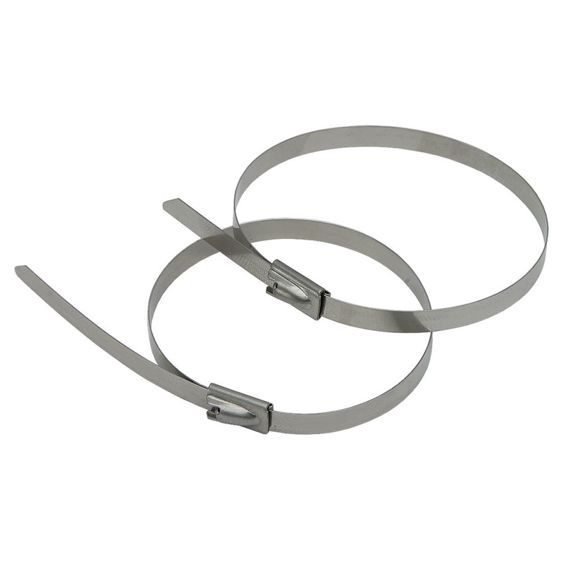 Pack of 100 Stainless Steel Cable Ties 200 x 4.6mm