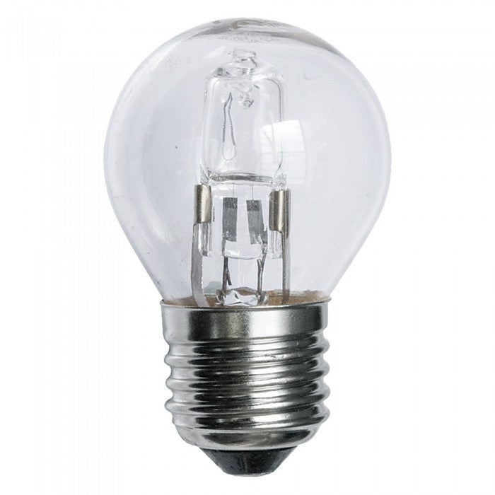 18 Watt ES Dimmable Halogen Golf Ball Lamp - Clear