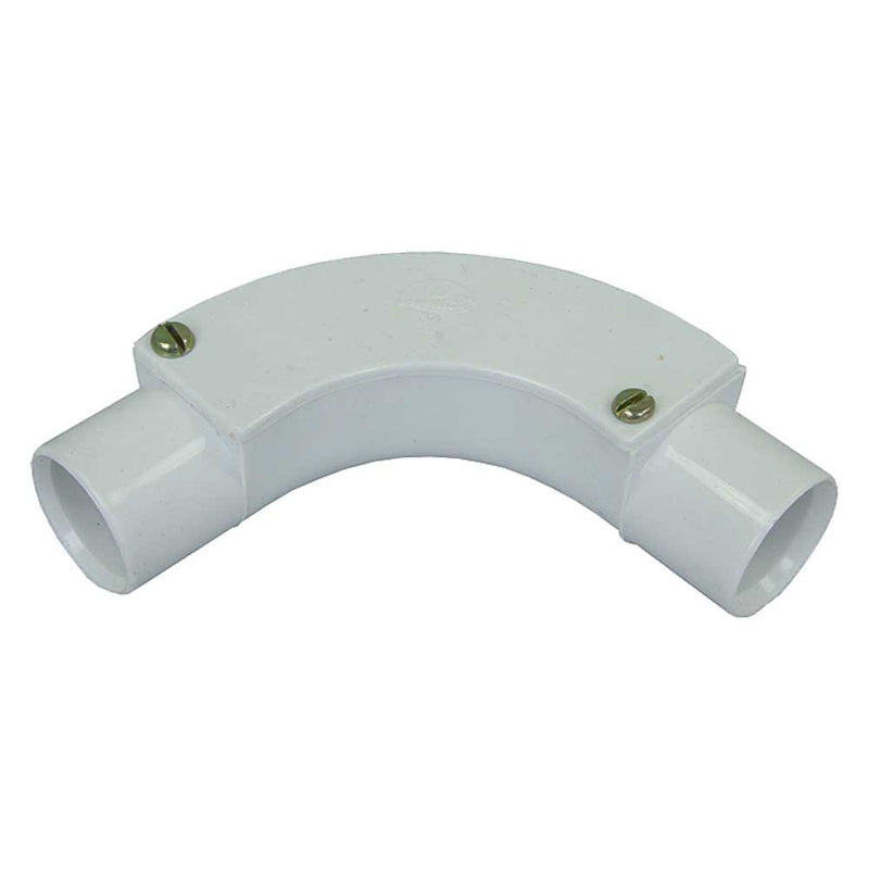 PVC Conduit Inspection Bend 20mm - White