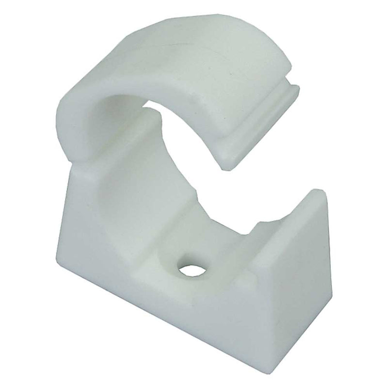 PVC Conduit Snap Saddle 20mm - White