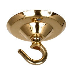 QA Brass Ceiling Hook Plate