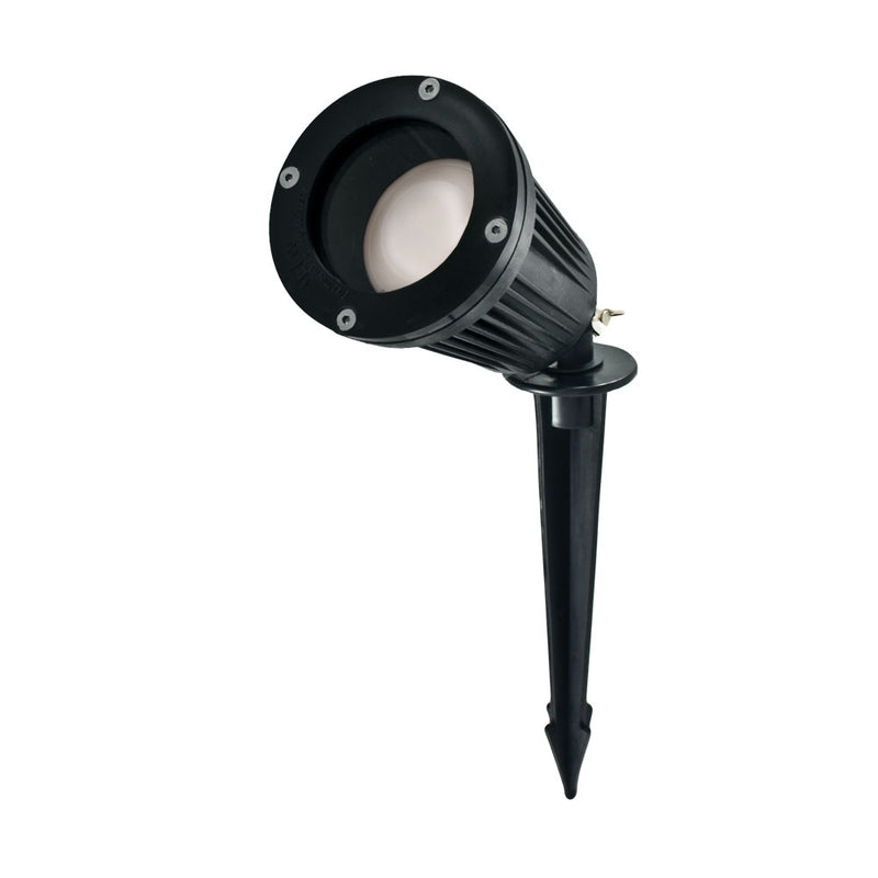 5W LED Adjustable Spike IP65 Outdoor Spotlight - Black