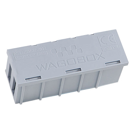 Wagobox Junction Box for Push Wire Connectors