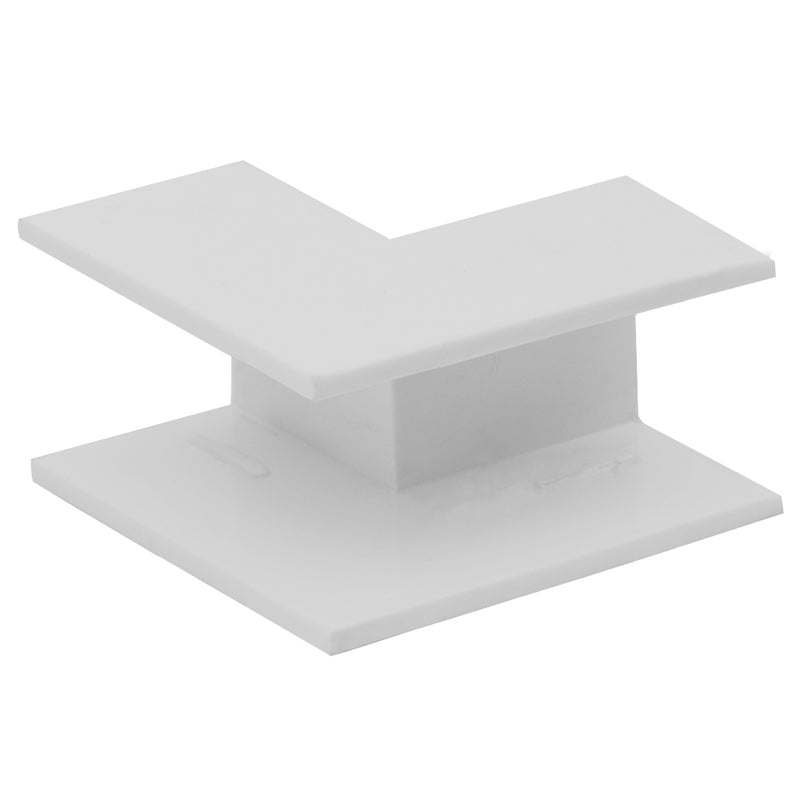 White PVC Trunking Internal Angle - 40mm x 25mm