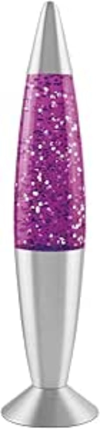 16 PURPLE GLITTER LAMP