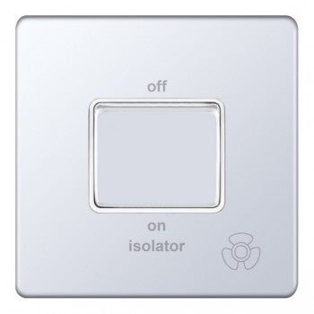 FAN ISOLATOR SWITCH P/CHROME W