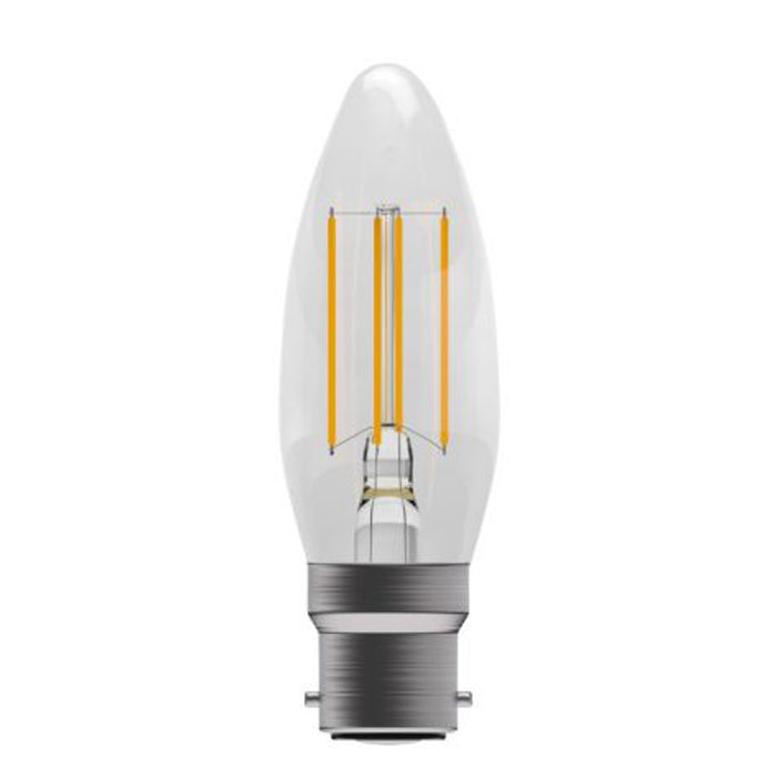 3.3W LED Filament Candle Lamp - BC 4000K