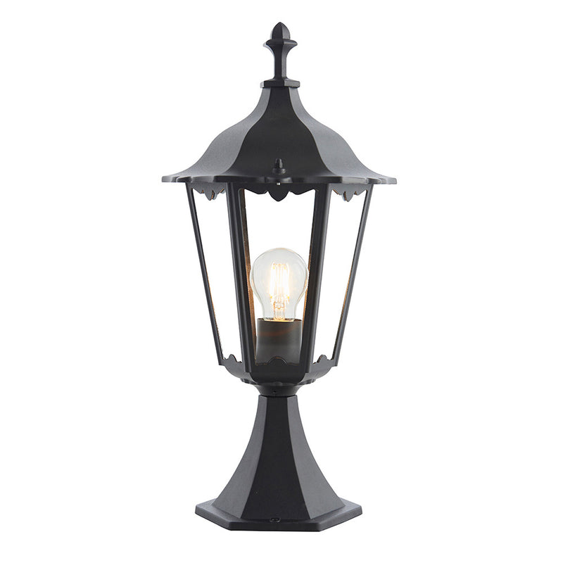 ENDON PEDISTAL LANTERN BLK