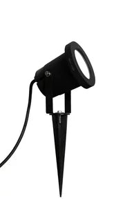 5W LED Adjustable Spike IP65 Outdoor Spotlight - Black