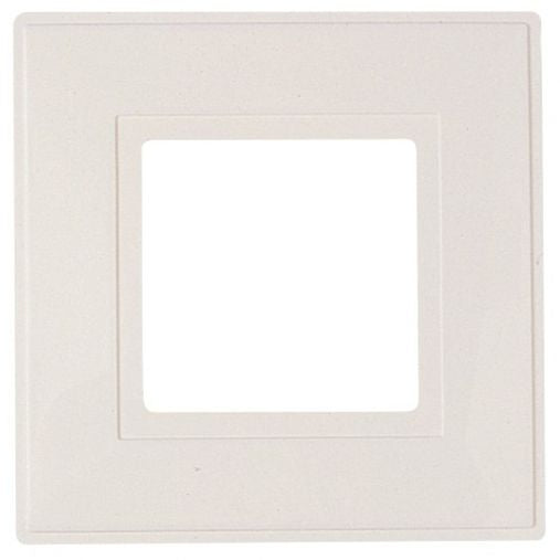 SINGLE FINGER PLATE WHITE