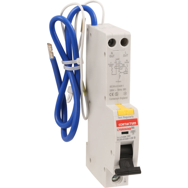 6A 10kA C TYPE RCBO