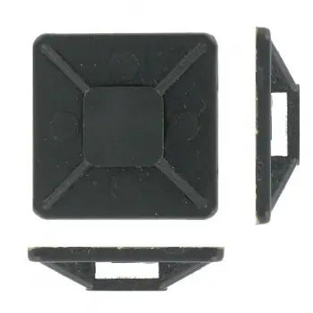 28X28MM CABLE TIE BASE-BLK