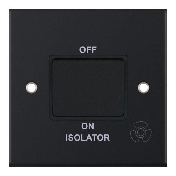 10A 3P FAN ISOLATOR MATT BLK