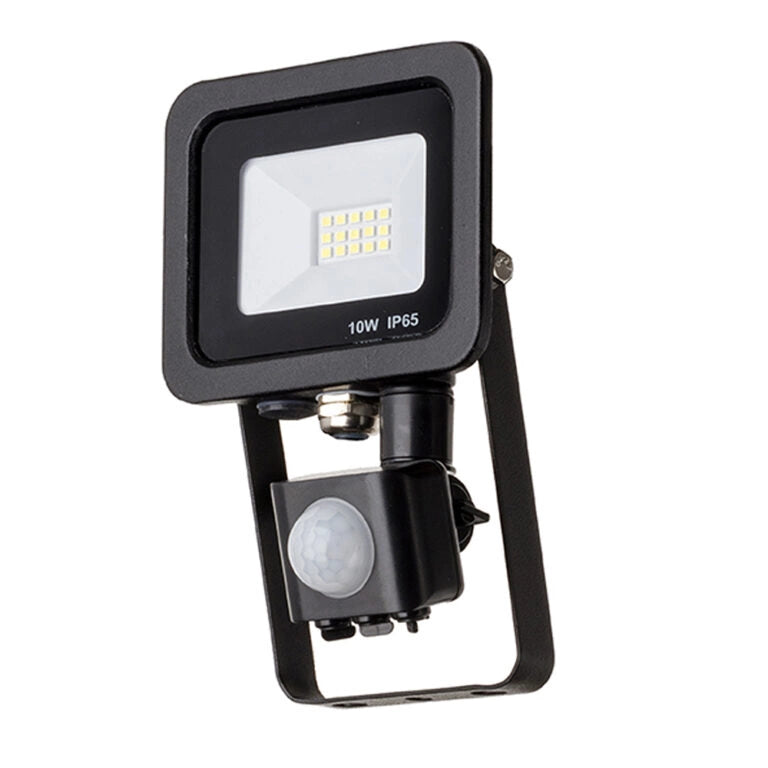 10W SLIM FLOODLIGHT + PIR