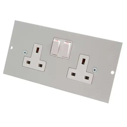 TWIN SOCKET FLOORBOX