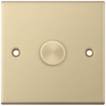 5M 1G 2W DIMMER SATIN BRASS 40