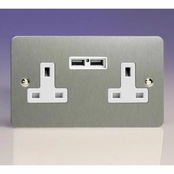 S/C DOUBLE USB SOCKET