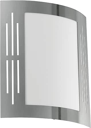 CITY 15W ECO S/STEEL WALL FTG