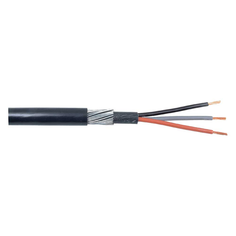 6.0mm 41A 3 Core SWA Steel Wire Armoured Outdoor Cable - 25M Drum