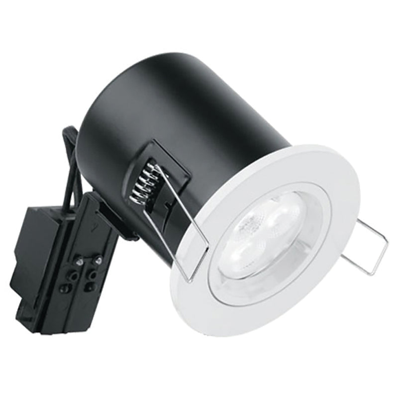 Fire Rated Gu10 White Fixed Downlight