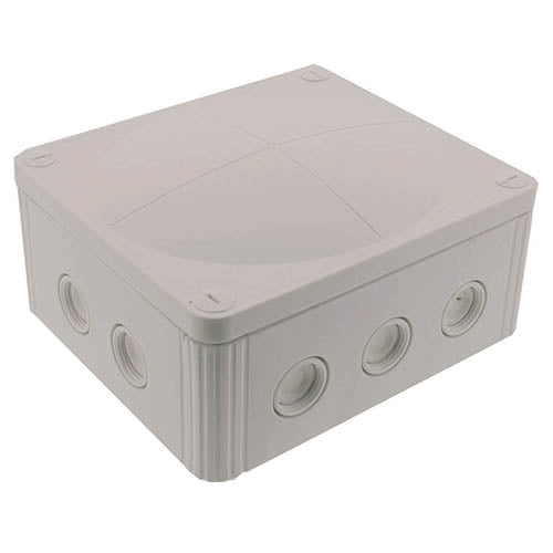 Wiska Grey Waterproof Box Enclosure - IP66 (140 x 140 x 82mm)
