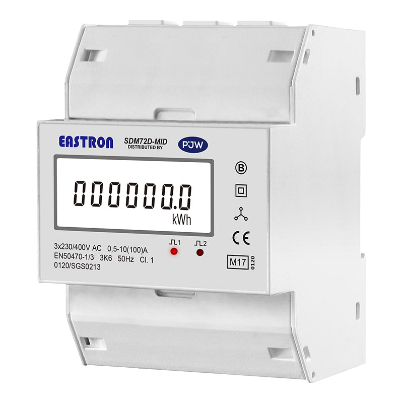100A 3 Phase Din Rail Meter