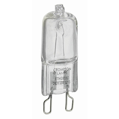 33w Energy Saving G9 Halogen Filled Capsule Lamp - Clear