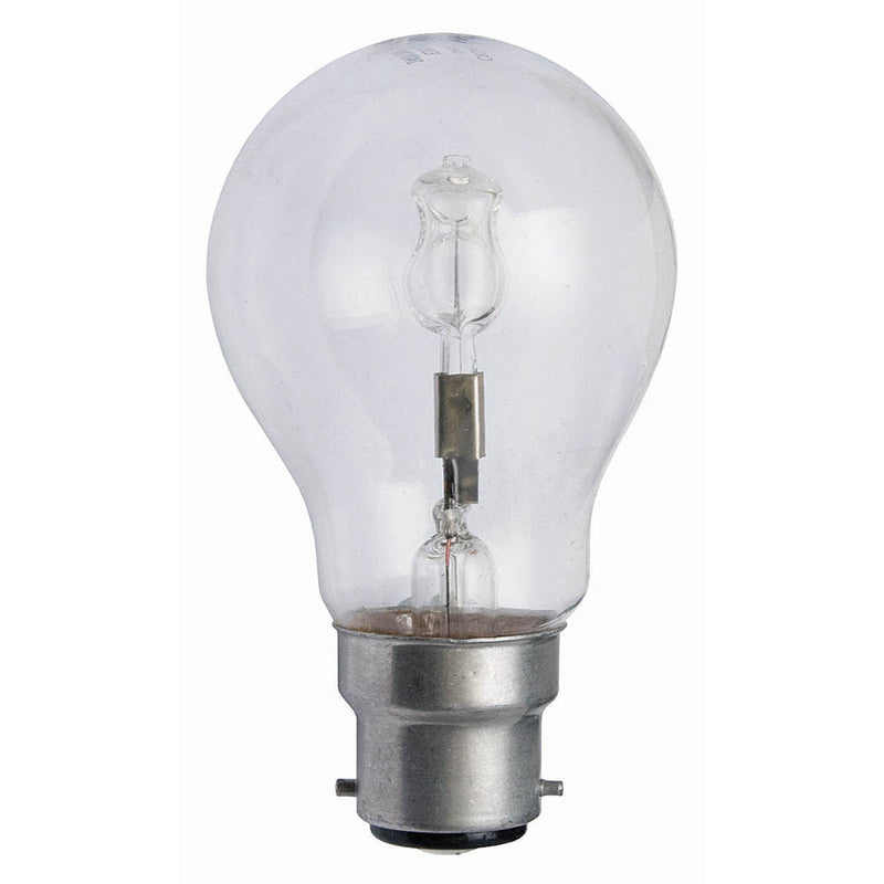 GLS 240v 70W BC Dimmable Halogen Light Bulb - Clear