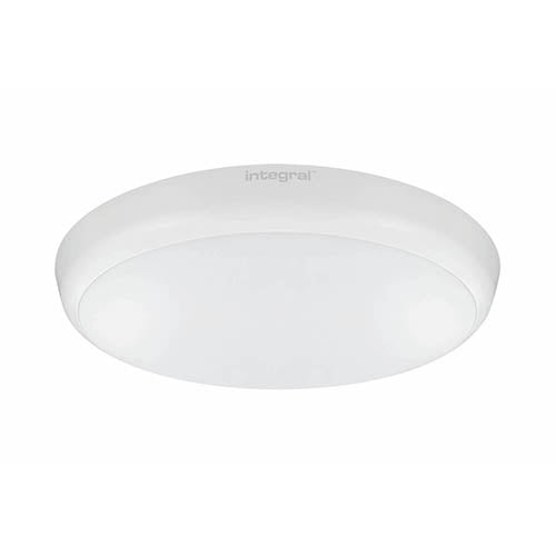 12W Circle Slimline LED Bulkhead with Integrated 3HR Emergency Function - IP54