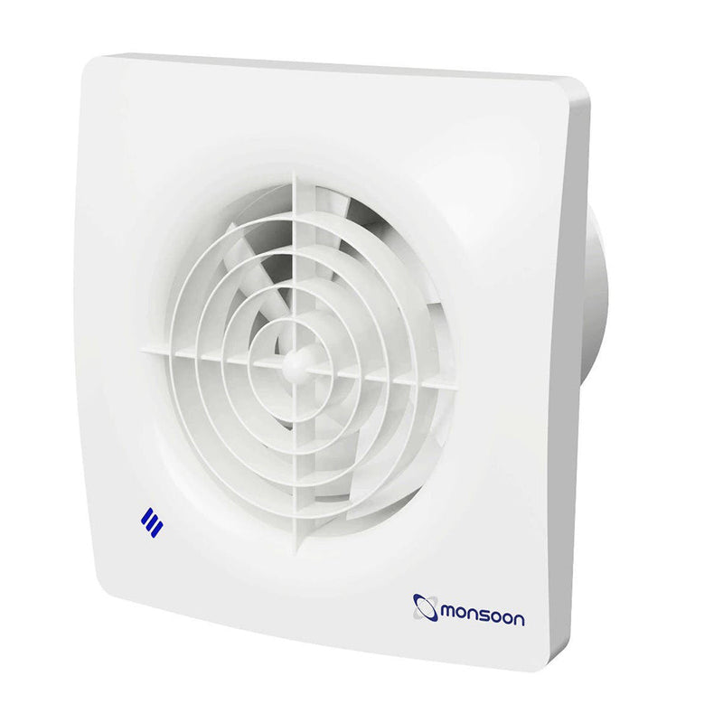 100mm Silent Fan with Humidistat and Timer