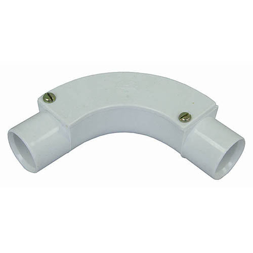 PVC Conduit Inspection Bend 25mm - White