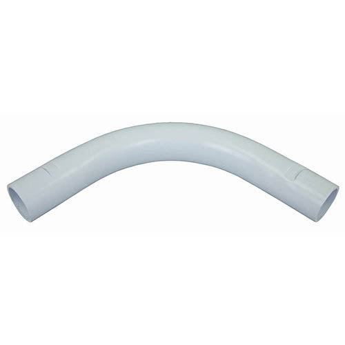 PVC Conduit Slip Tight Bend 25mm - White