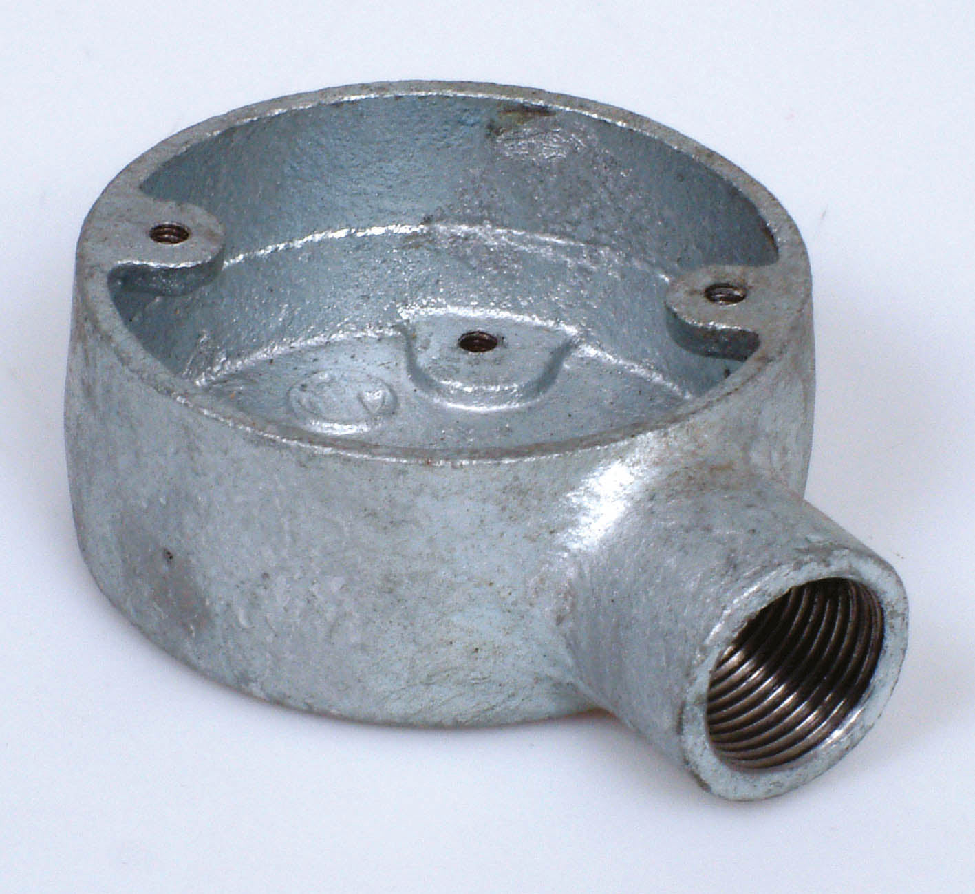 Galvanised Steel Conduit Terminal Box - 25mm