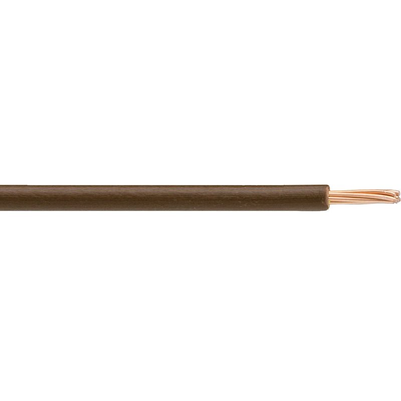2.5mm 24A Single Core Cable 100M - Brown