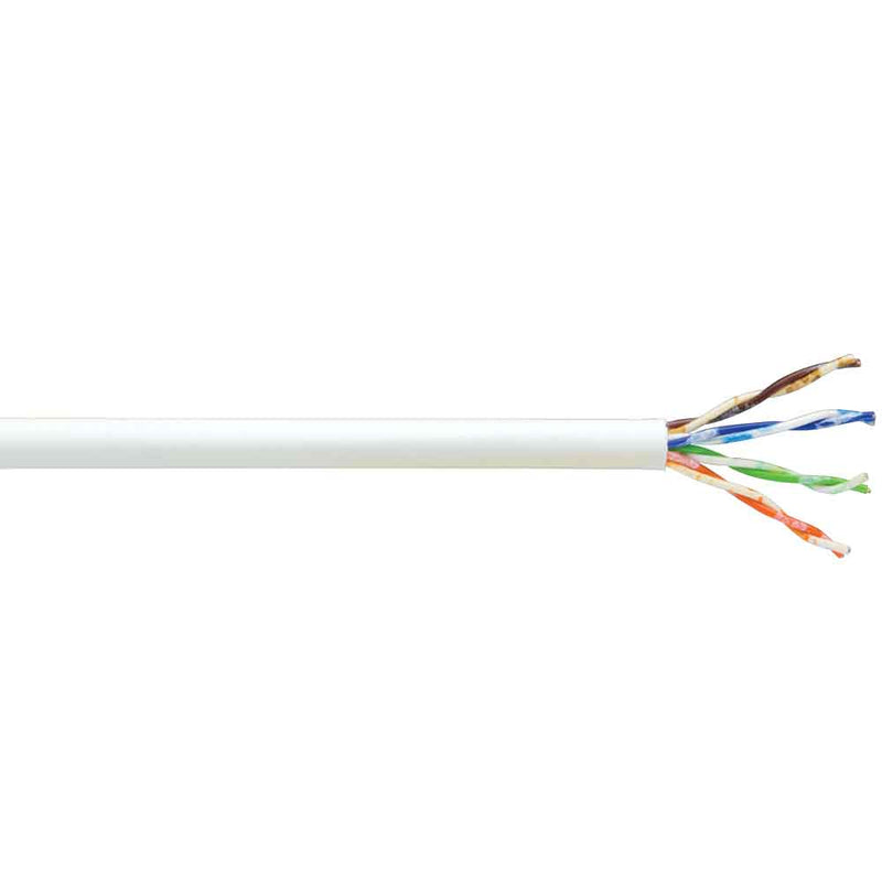 8 Core (4 pairs) Telephone Cable White - 100M Drum