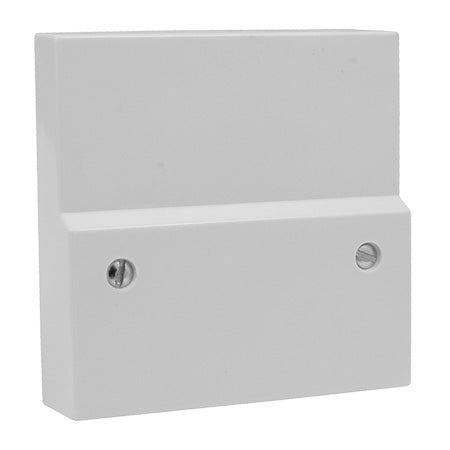 1 Gang 45A Cooker Outlet Plate - White