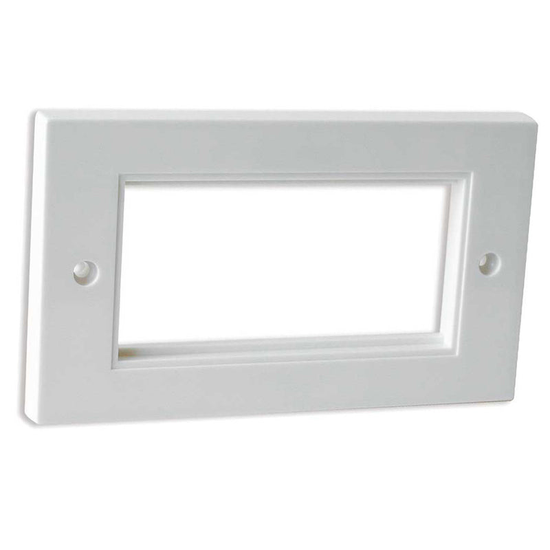 3 Or 4 Module Wall Plate - White
