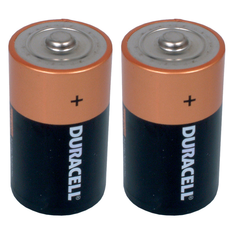 Duracell Alkaline Batteries - D Pack of 2