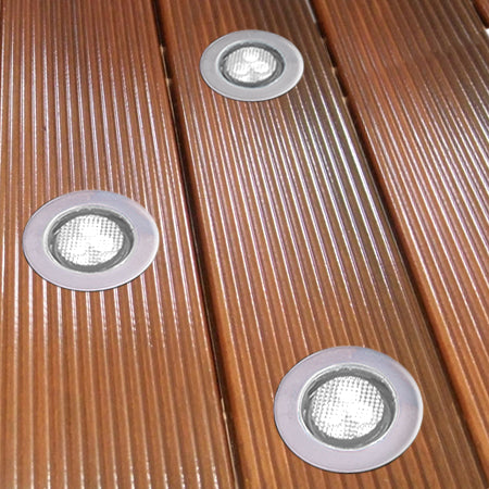 10 x 30mm LED Outdoor Decking Lights - IP65