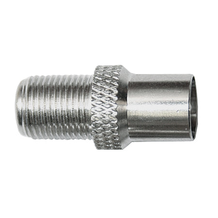 F Type Socket to Male Coax Plug / Adapter