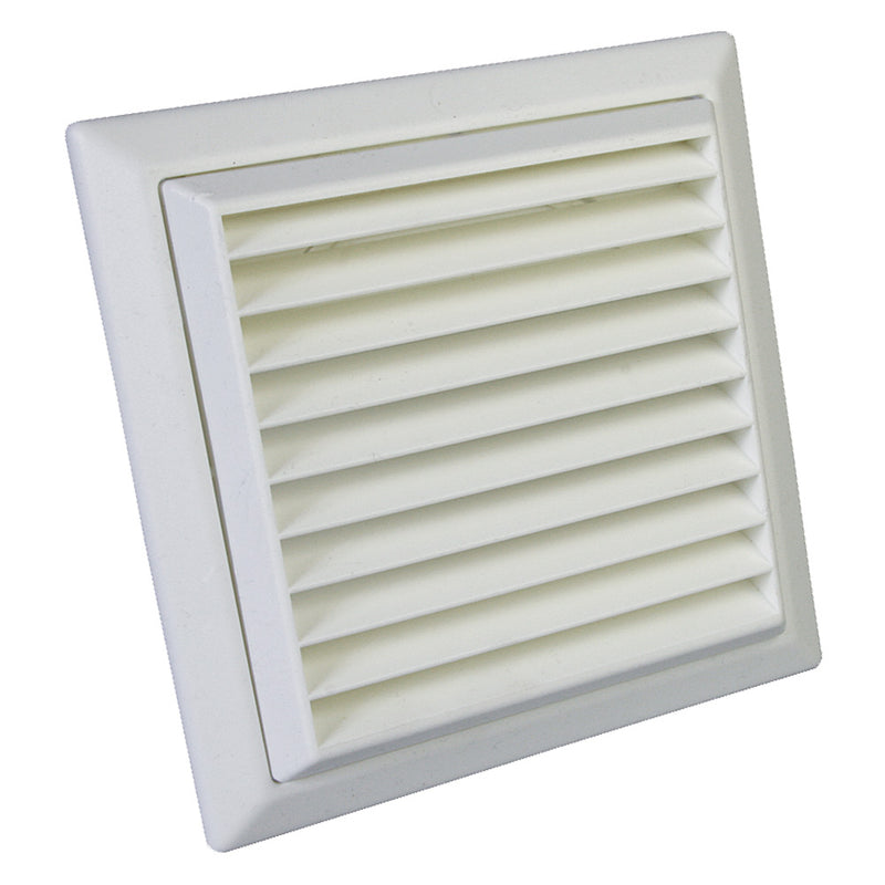 Fixed Grille Outlet for Flat Ducting - White