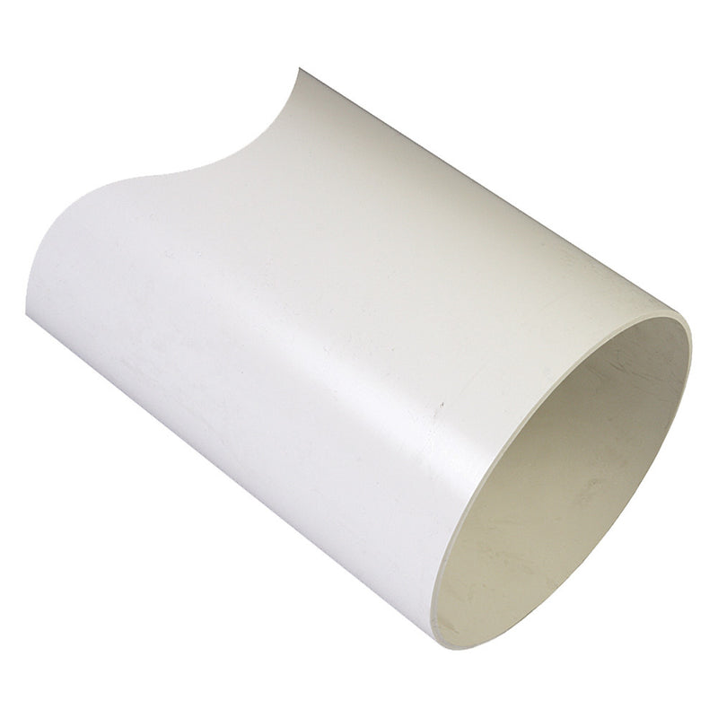 Round Ducting Pipe 2 Metre length - White