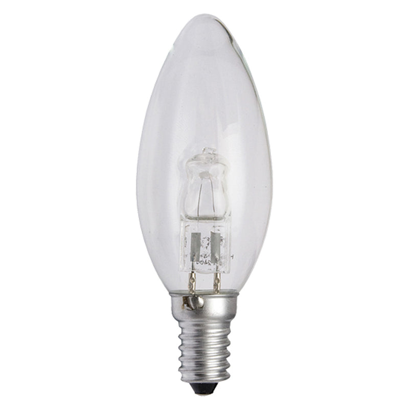 Dimmable Halogen Candle Lamp 42W SES - Clear