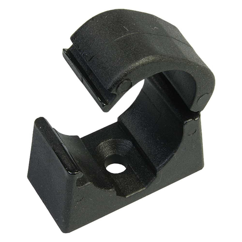 PVC Conduit Snap Saddle 20mm - Black