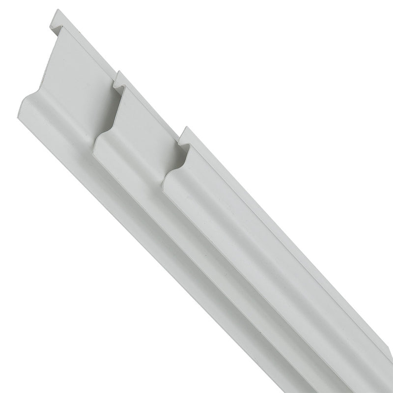 Channeling - 12mm x 2 Metre - White - PVC