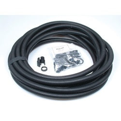 25mm PVC Flexible Conduit Contractor Pack & 10 Glands - Black