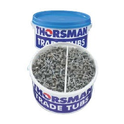 400 1mm, 1.5mm & 2.5mm Grey Cable Clips Trade Tub